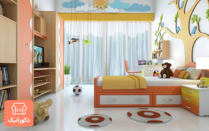 انتخاب رنگ مناسب برای دیوار اتاق کودک