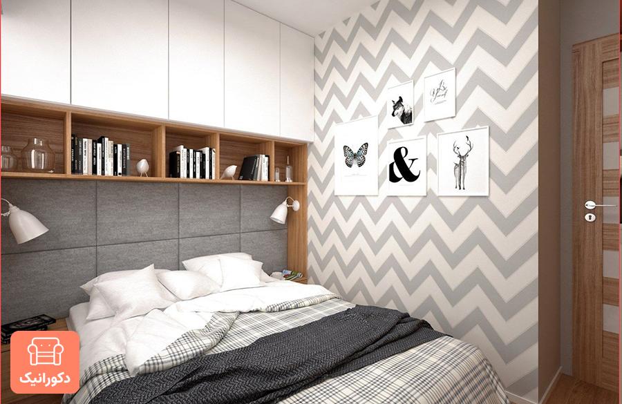 اتاق خواب 2 نفره با طراحی به سبک مدرن