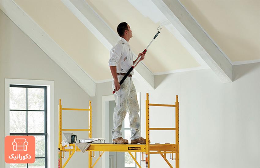 لوازم مناسب رنگ‌آمیزی سقف خانه