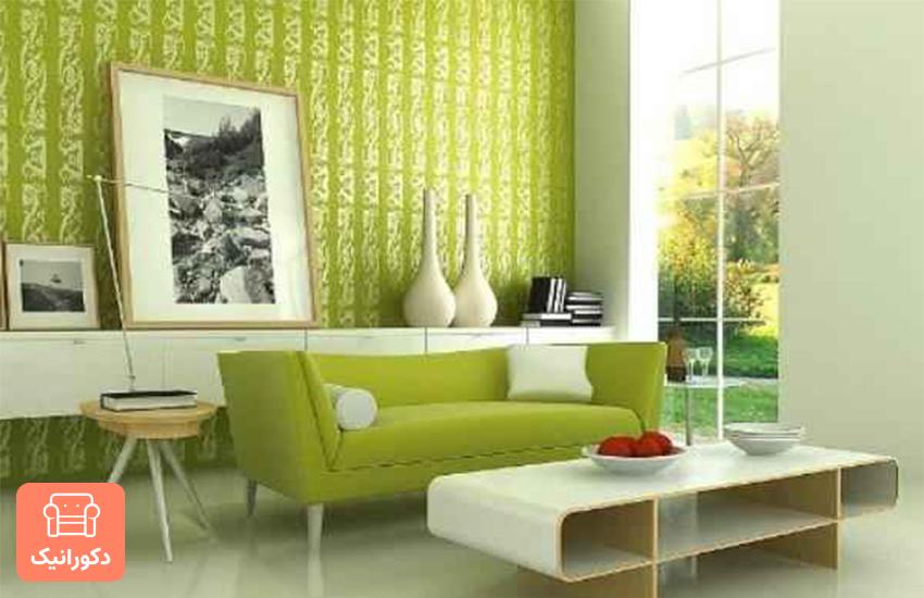 طراحی دکوراسیون سبز لیمویی